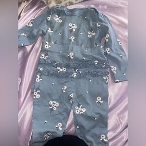 Carter's Soft Blue Baby Outfit